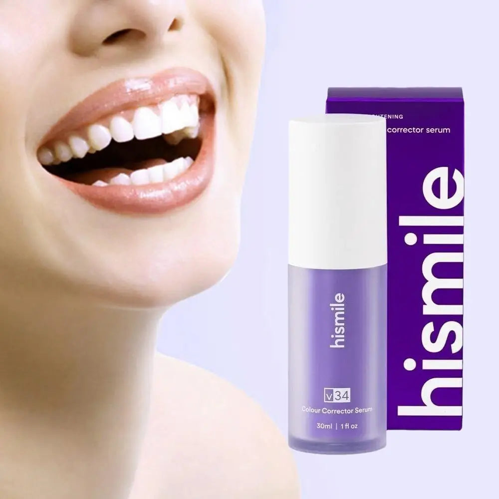 HISMILE V34 Purple Toothpaste Kit | Advanced Teeth Whitening