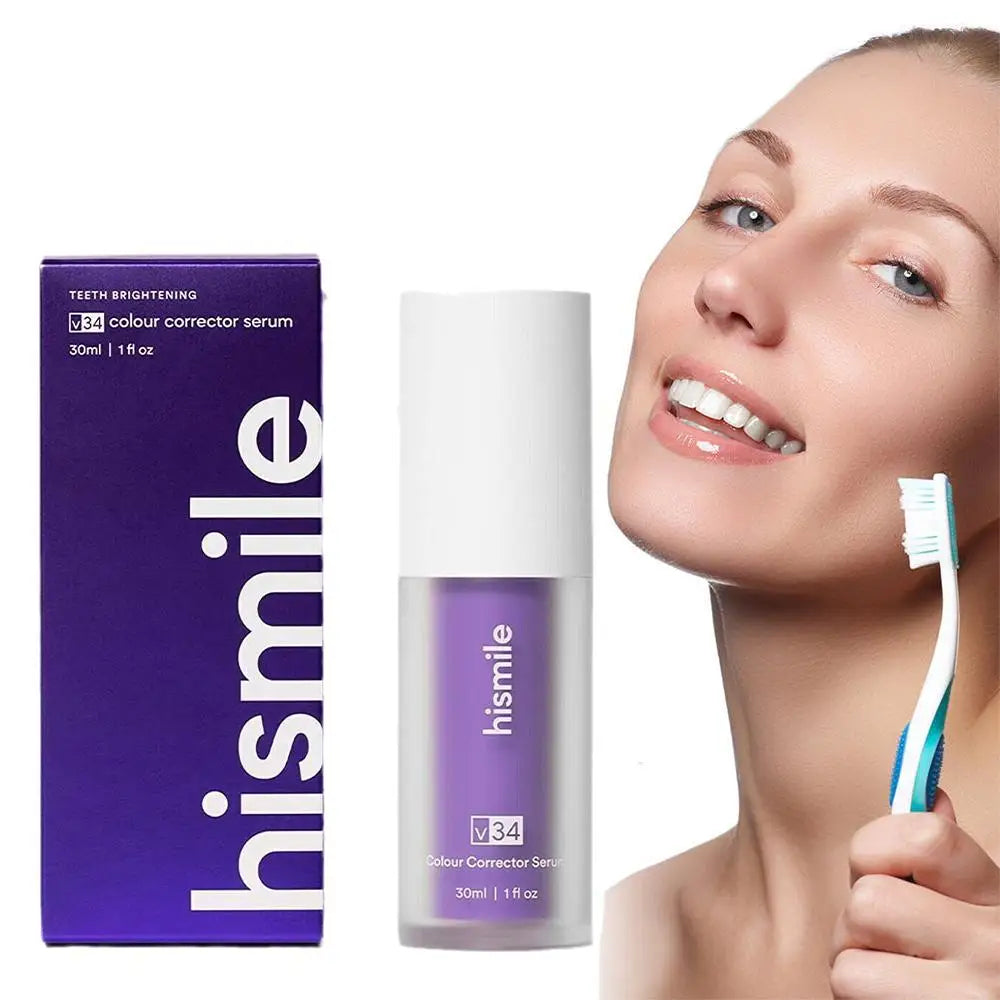 HISMILE V34 Purple Toothpaste Kit | Advanced Teeth Whitening
