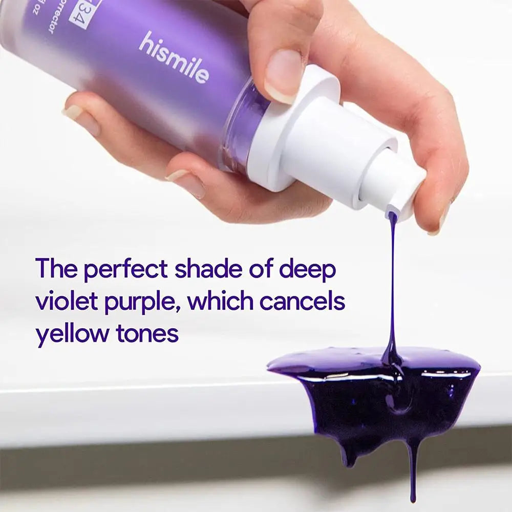 HISMILE V34 Purple Toothpaste Kit | Advanced Teeth Whitening