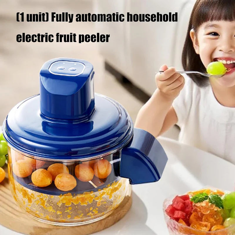 Electric Automatic Fruit & Vegetable Peeler Machine – Hands-Free Kitchen Peeling Tool for Potatoes, Apples & More | Fast Food Prep Gadget