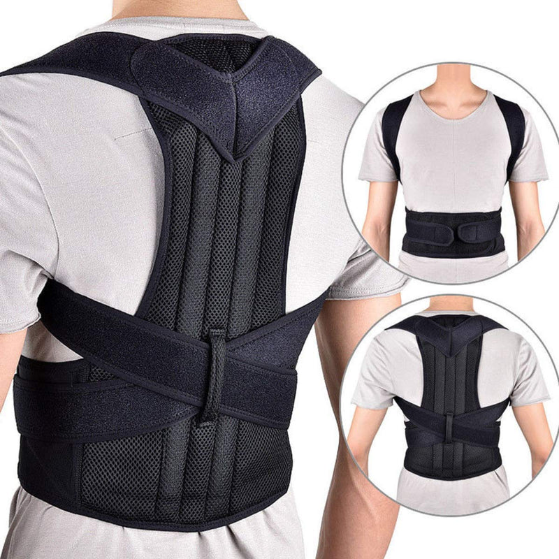 Posture Corrector Shoulder Brace Belt – Adjustable Back Support for Men & Women | Spine Alignment & Pain Relief Therapy