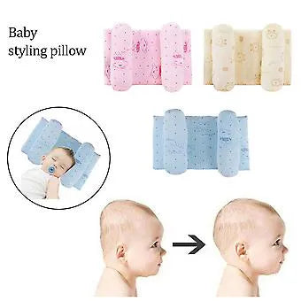 Adjustable Baby Head Shaping Pillow – Soft & Breathable Newborn Support