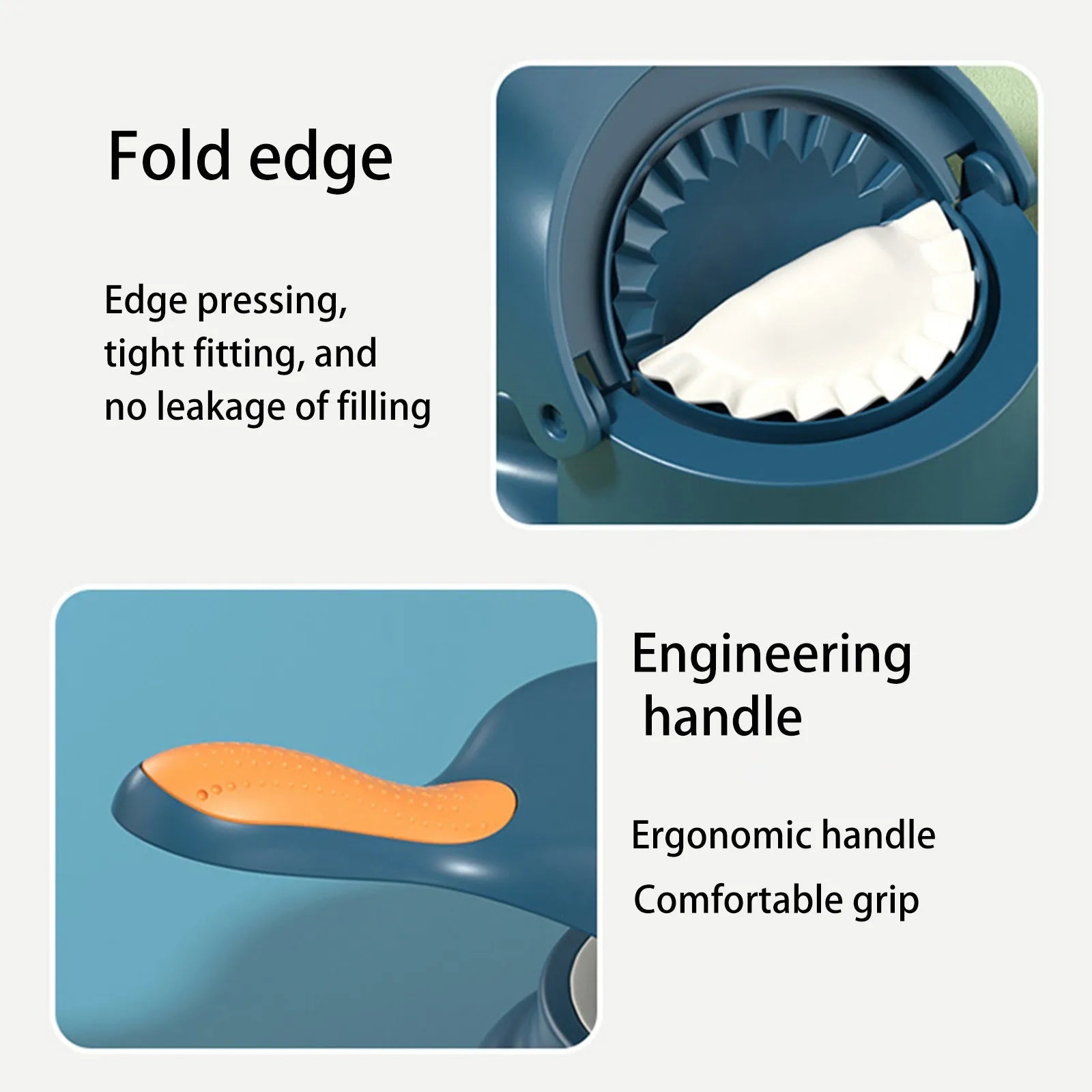 2-in-1 Dumpling Maker Machine | Manual Dough & Wrapper Press | Easy Dumpling Mold for Home Kitchen