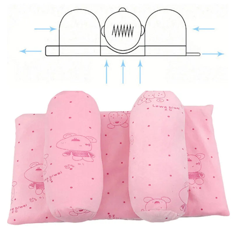 Adjustable Baby Head Shaping Pillow – Soft & Breathable Newborn Support