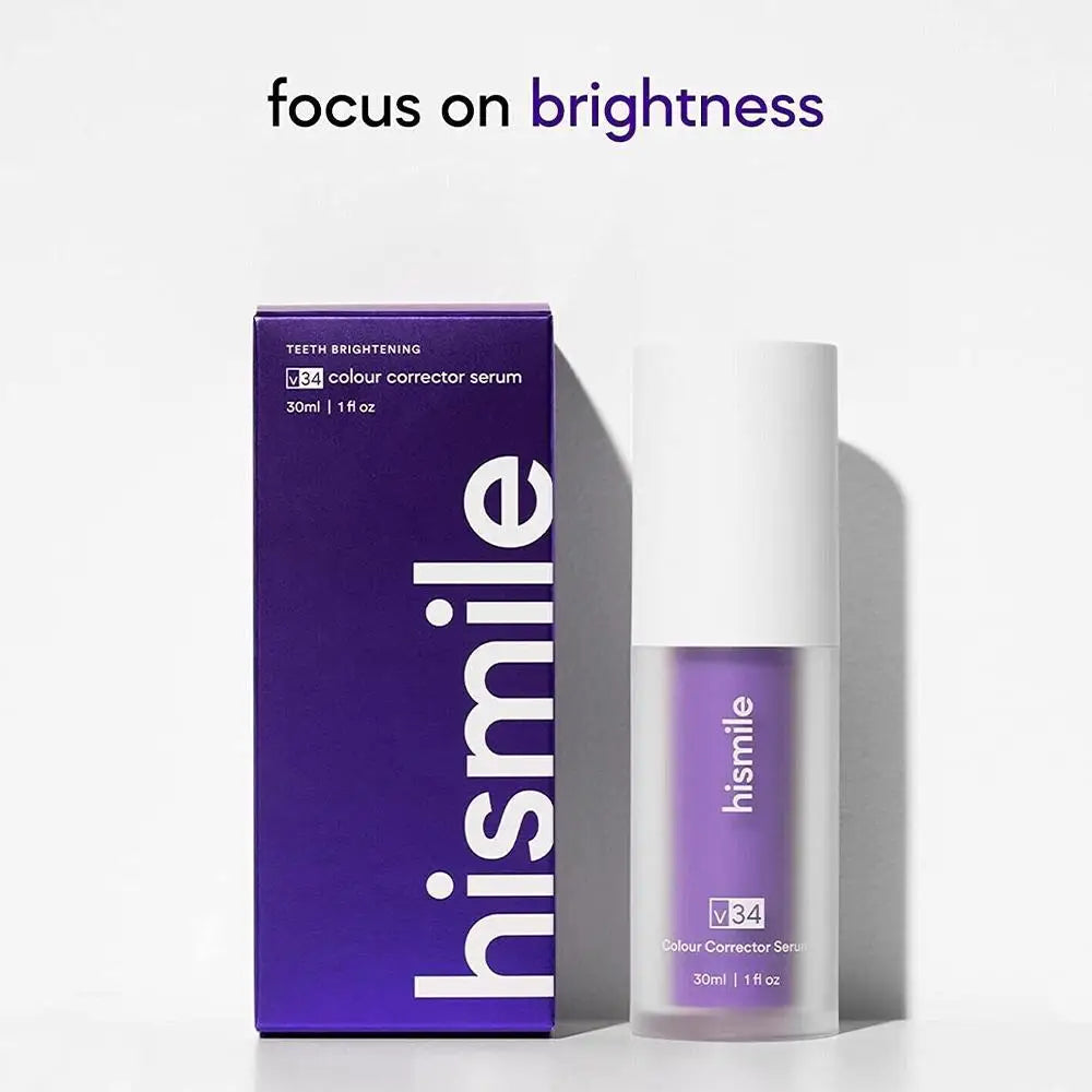 HISMILE V34 Purple Toothpaste Kit | Advanced Teeth Whitening