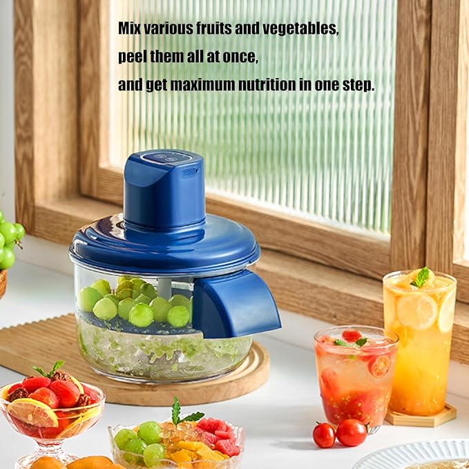 Electric Automatic Fruit & Vegetable Peeler Machine – Hands-Free Kitchen Peeling Tool for Potatoes, Apples & More | Fast Food Prep Gadget