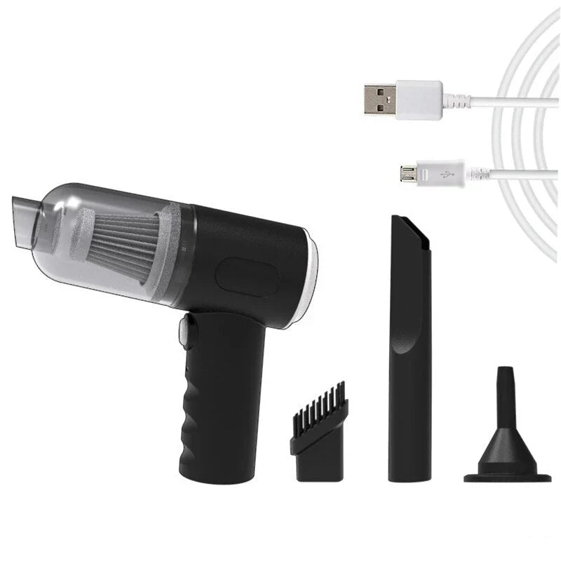 Portable Car Vacuum Cleaner – Handheld High Power Mini Vacuum for Car & Home | Wireless Multi-Purpose Cleaning Device