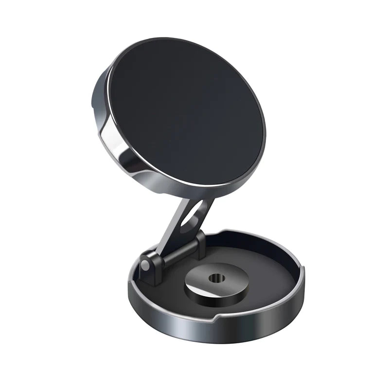 Strong Magnetic Car Phone Holder – 360° Rotation & Height Adjustable Dashboard Mount | Universal Mobile Stand for Cars